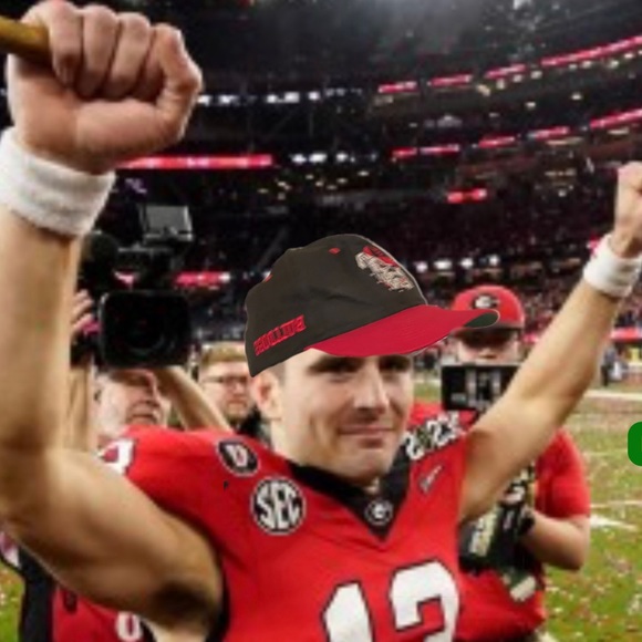 Vintage UGA Bulldogs circa late 80s, Snapback Style Hat by Logo 7 - Picture 3 of 10